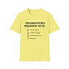 Backyard Chicken Management Report T-Shirt