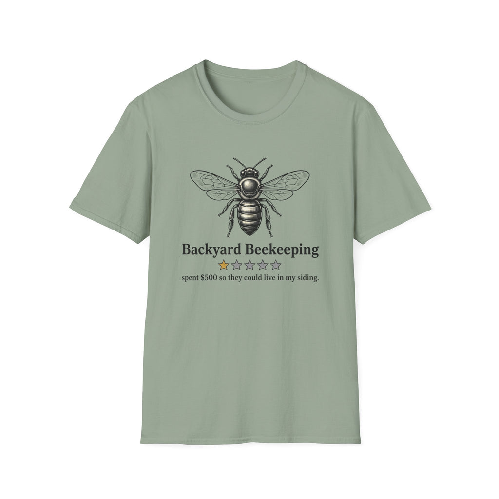 Backyard Beekeeping One Star Review T-Shirt