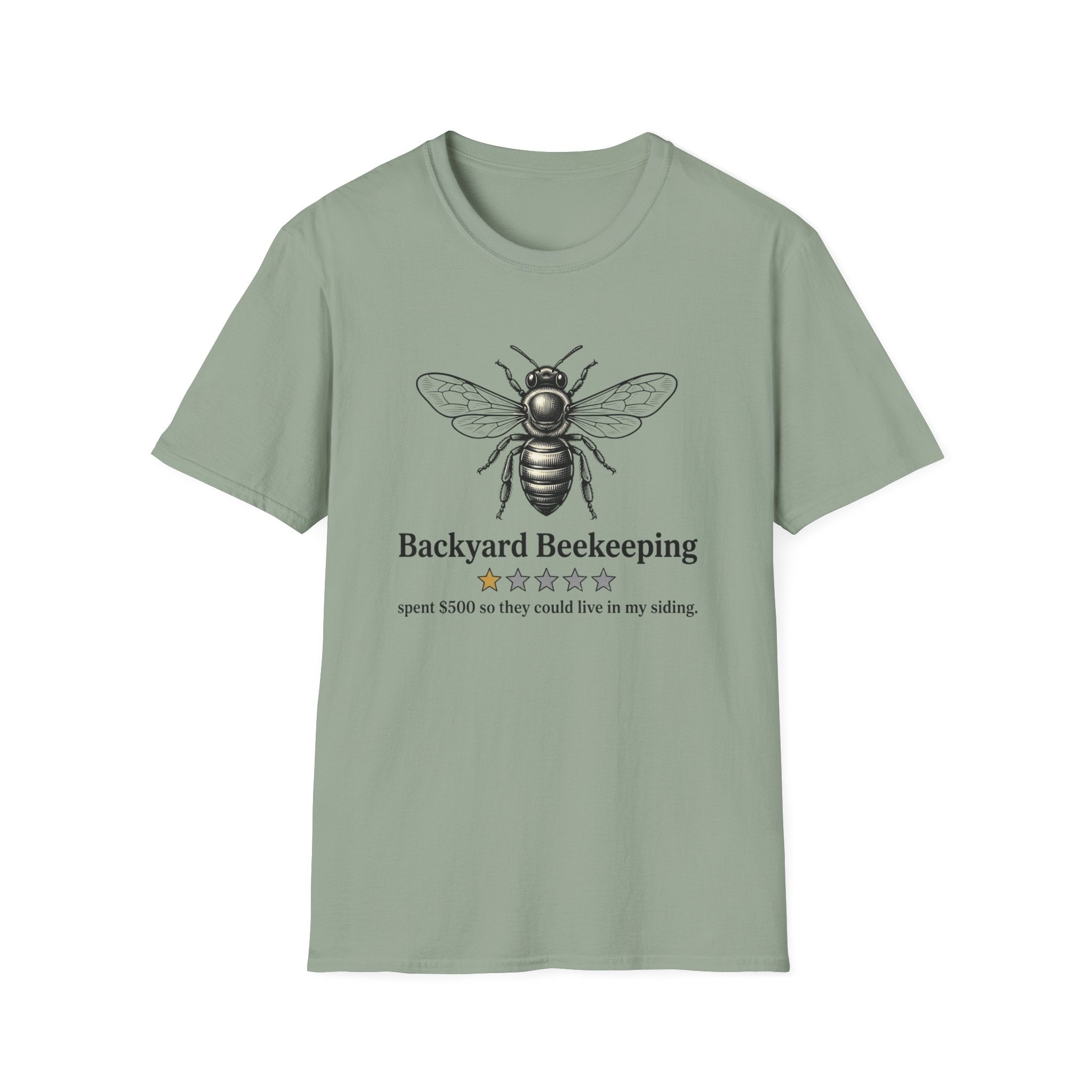 Backyard Beekeeping One Star Review T-Shirt