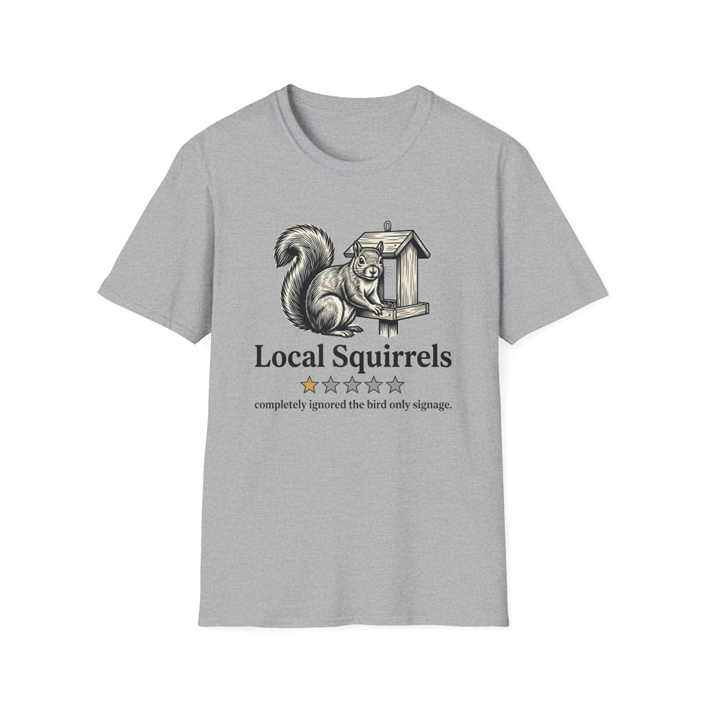Local Squirrels One Star Review T-Shirt