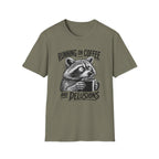 Running on Coffee and Delusions T-Shirt
