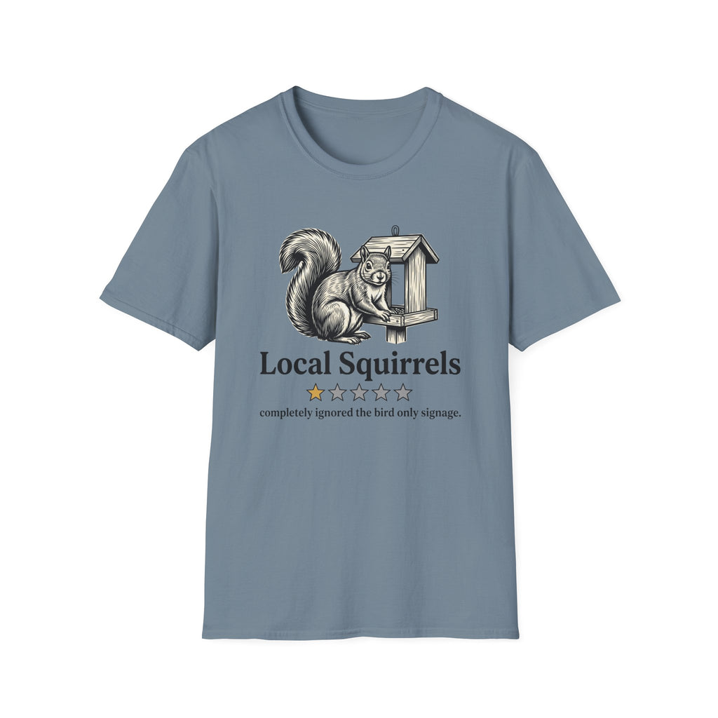 Local Squirrels One Star Review T-Shirt