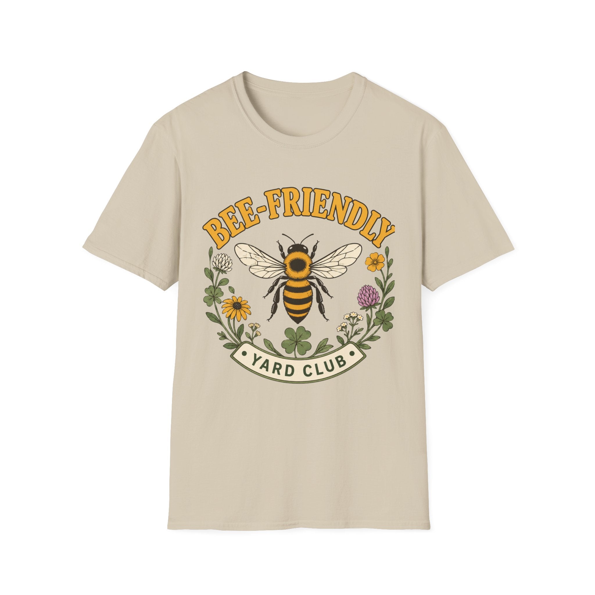 Bee-Friendly Yard Club T-Shirt