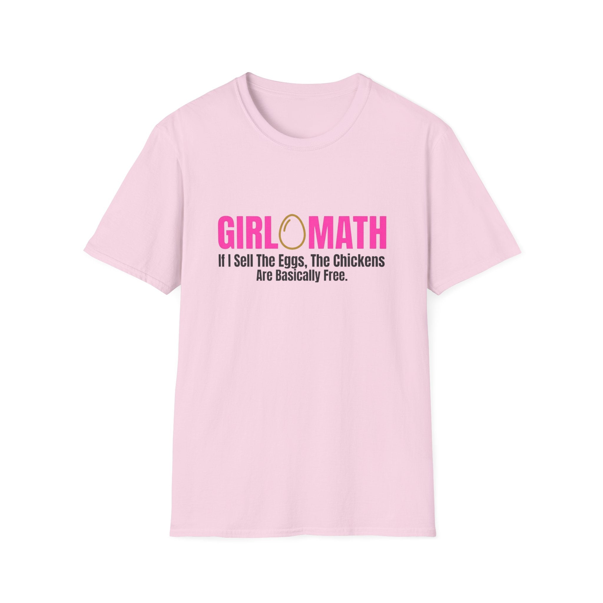 Girl Math Chicken Math T-Shirt