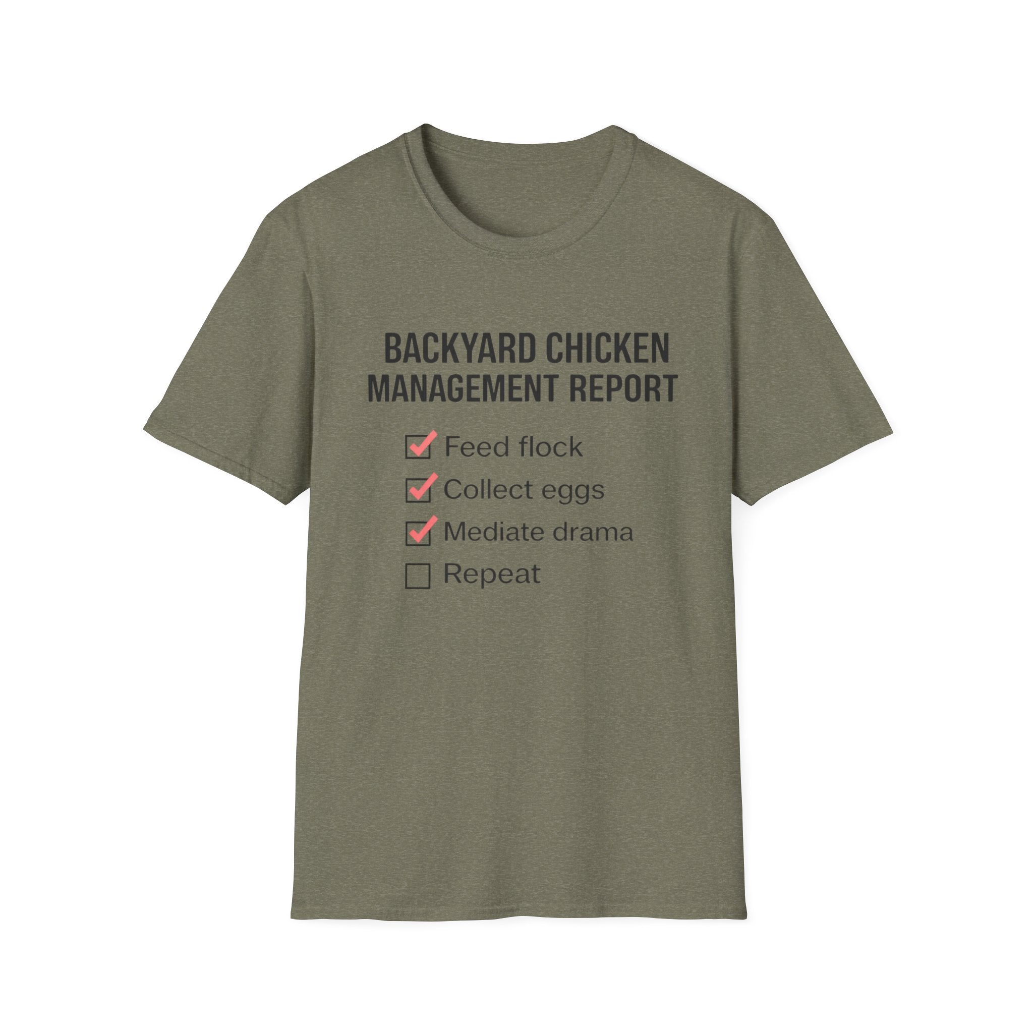 Backyard Chicken Management Report T-Shirt