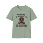 Warning Attack Chicken T-Shirt
