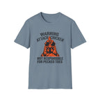 Warning Attack Chicken T-Shirt