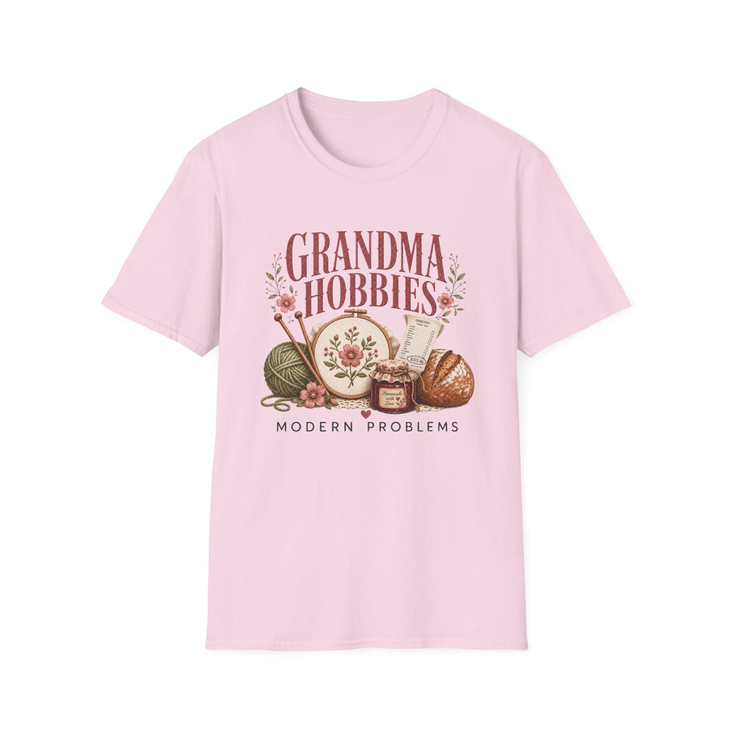 Grandma Hobbies Modern Problems T-Shirt