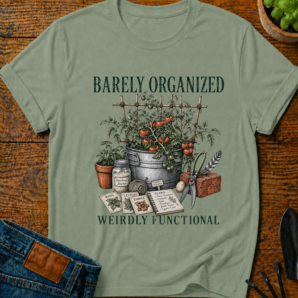 Barely Organized Weirdly Functional T-Shirt