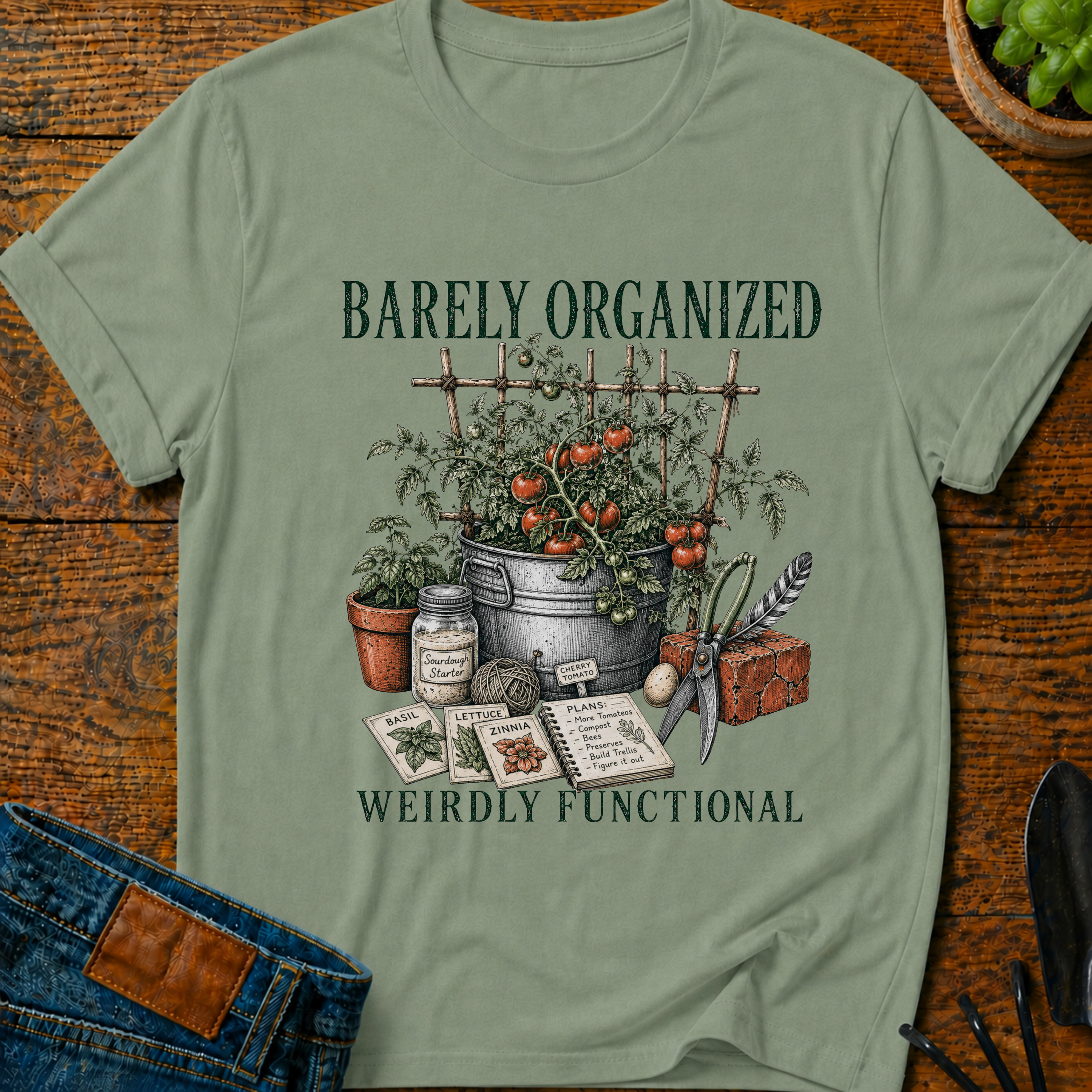 Barely Organized Weirdly Functional T-Shirt