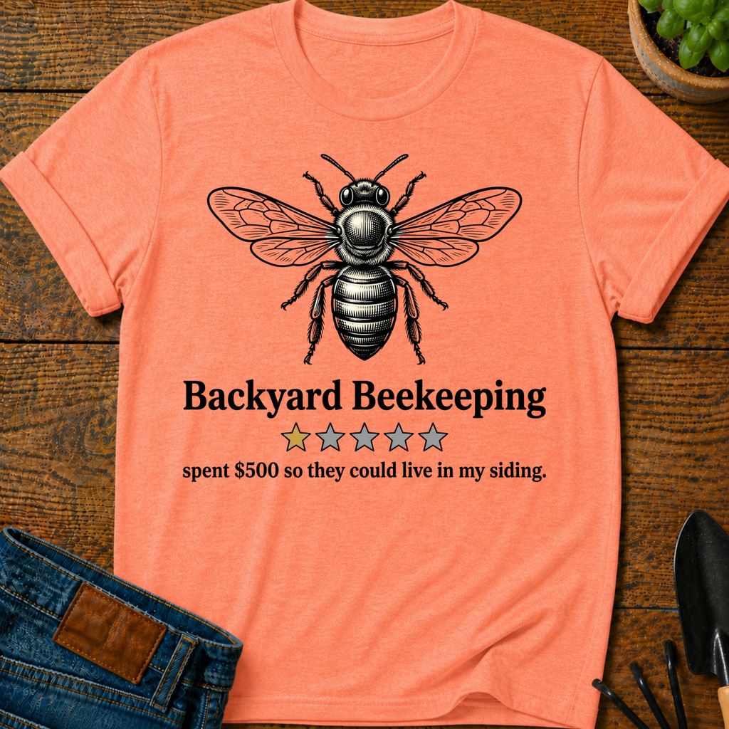 Backyard Beekeeping One Star Review T-Shirt