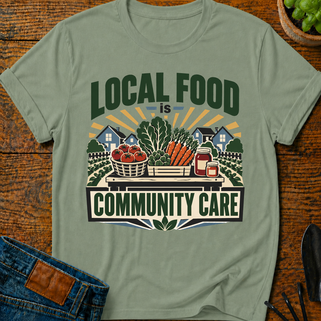 Local Food Is Community Care T-Shirt
