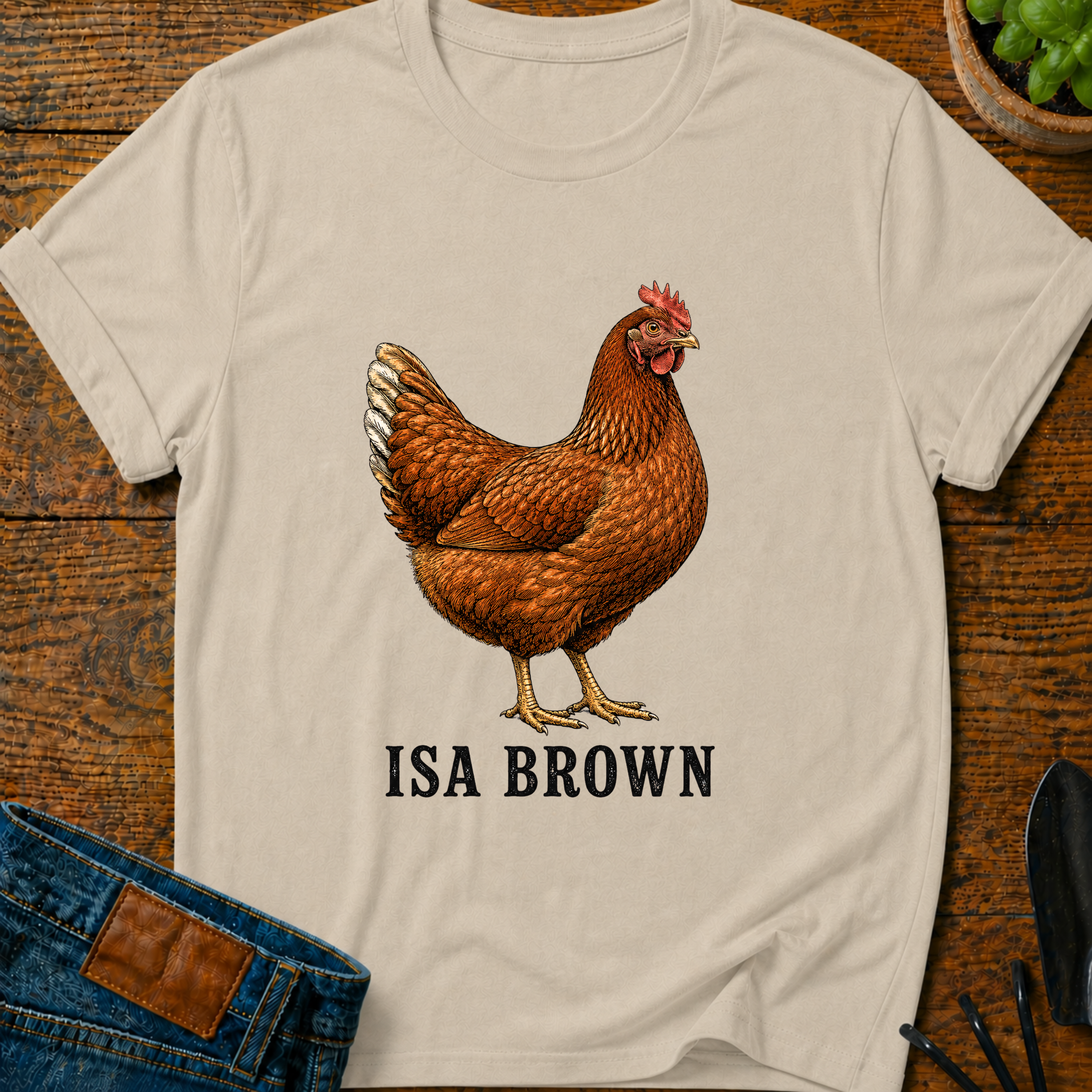 ISA Brown Chicken T-Shirt