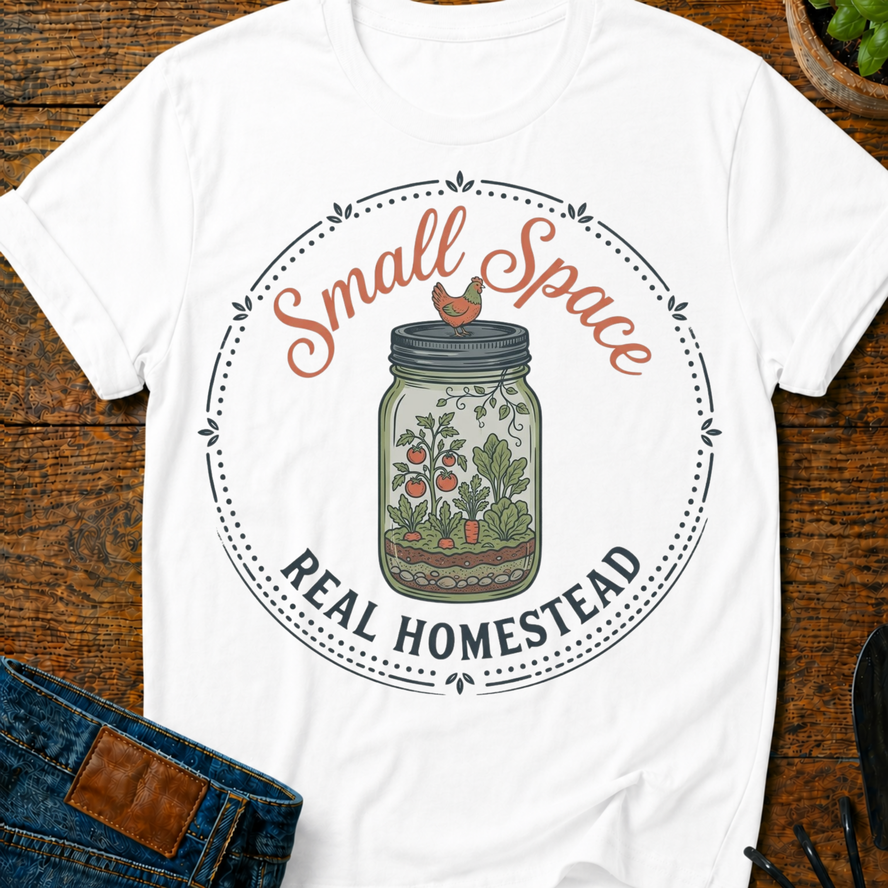 Small Space Real Homestead T-Shirt