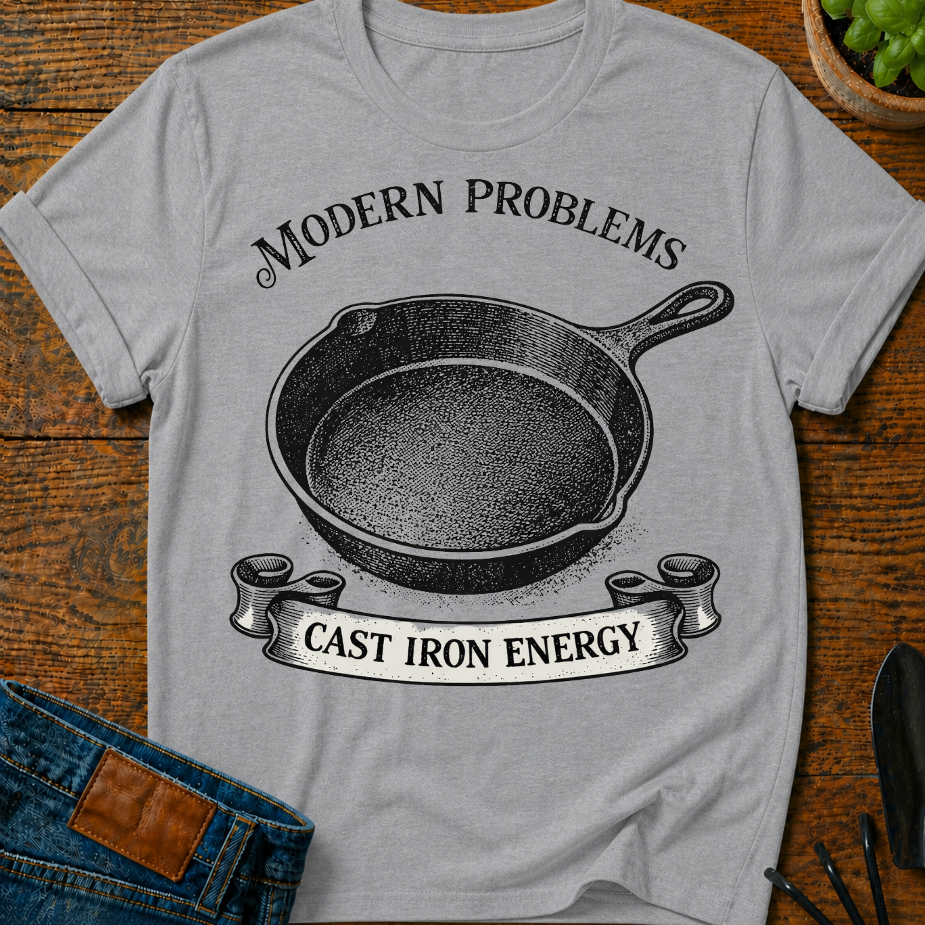 Modern Problems Cast Iron Energy T-Shirt