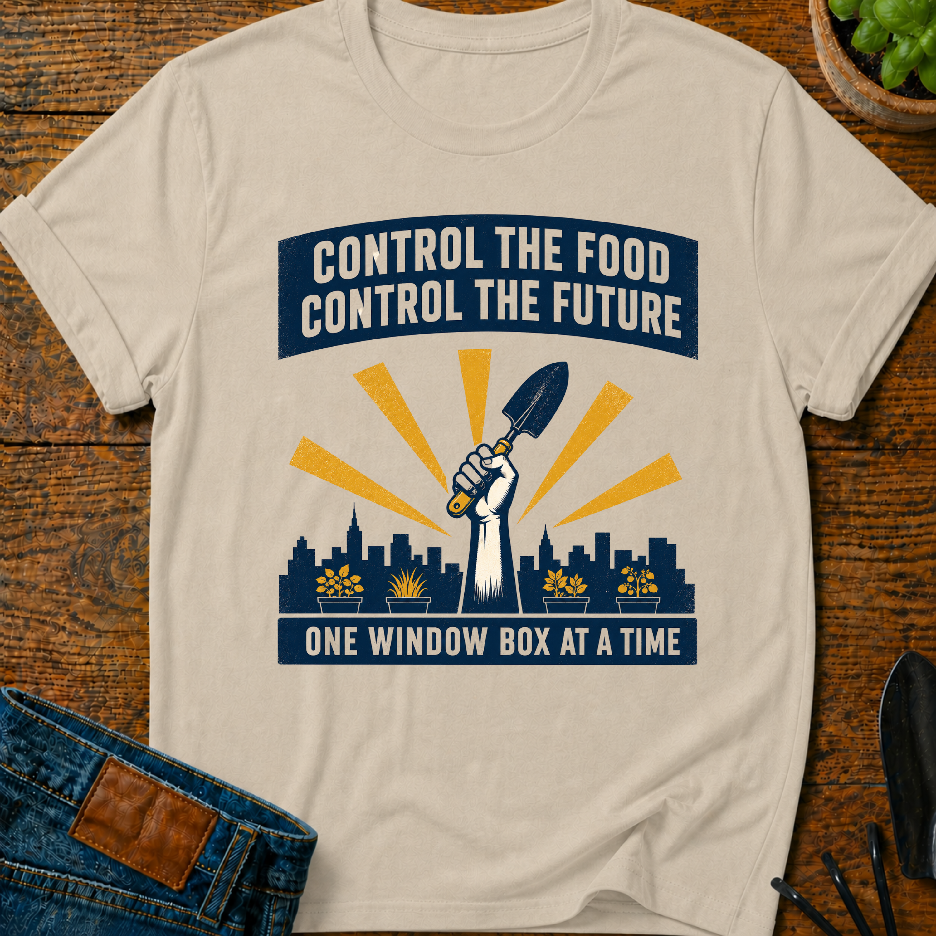 Control The Food Control The Future T-Shirt
