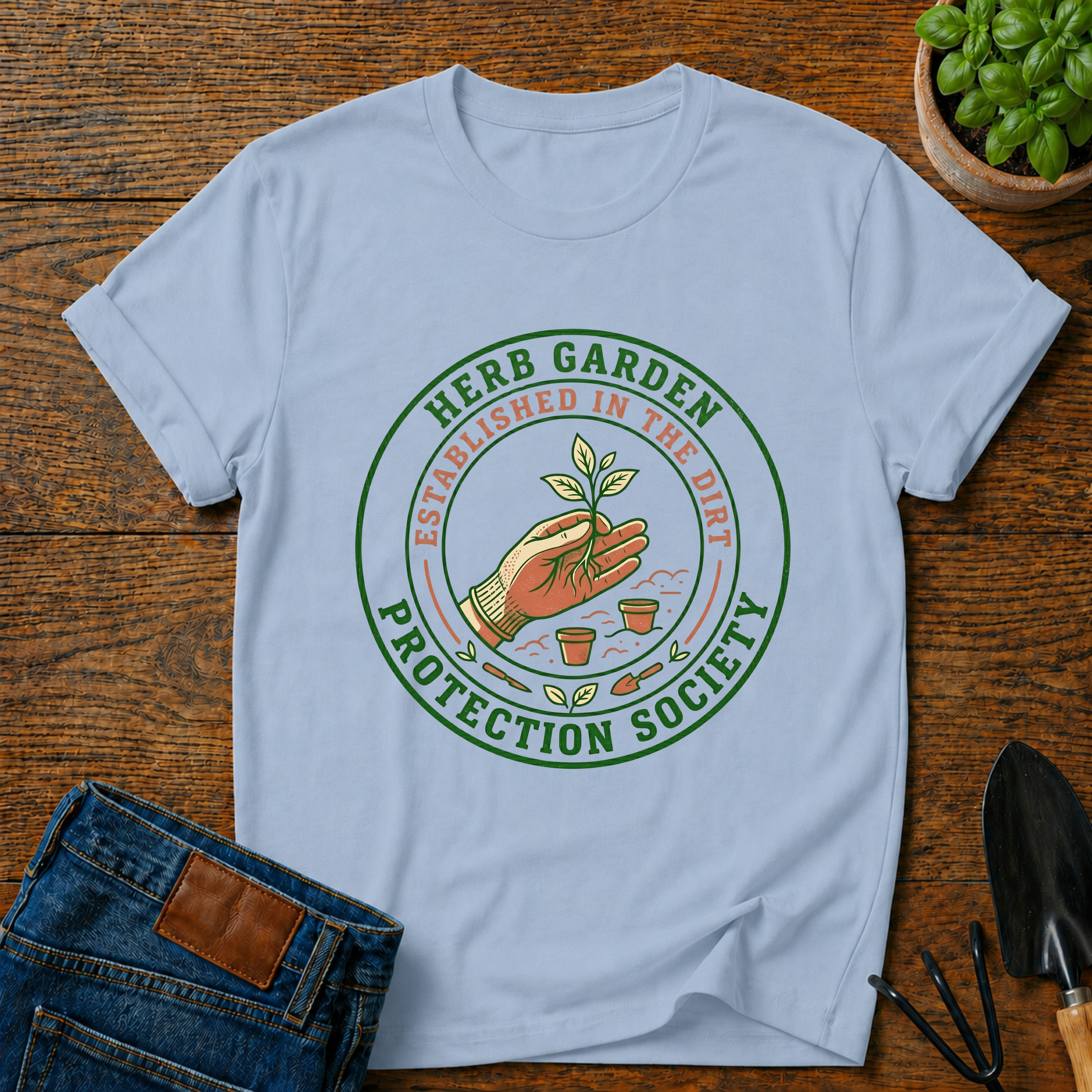 Herb Garden Protection Society T-Shirt