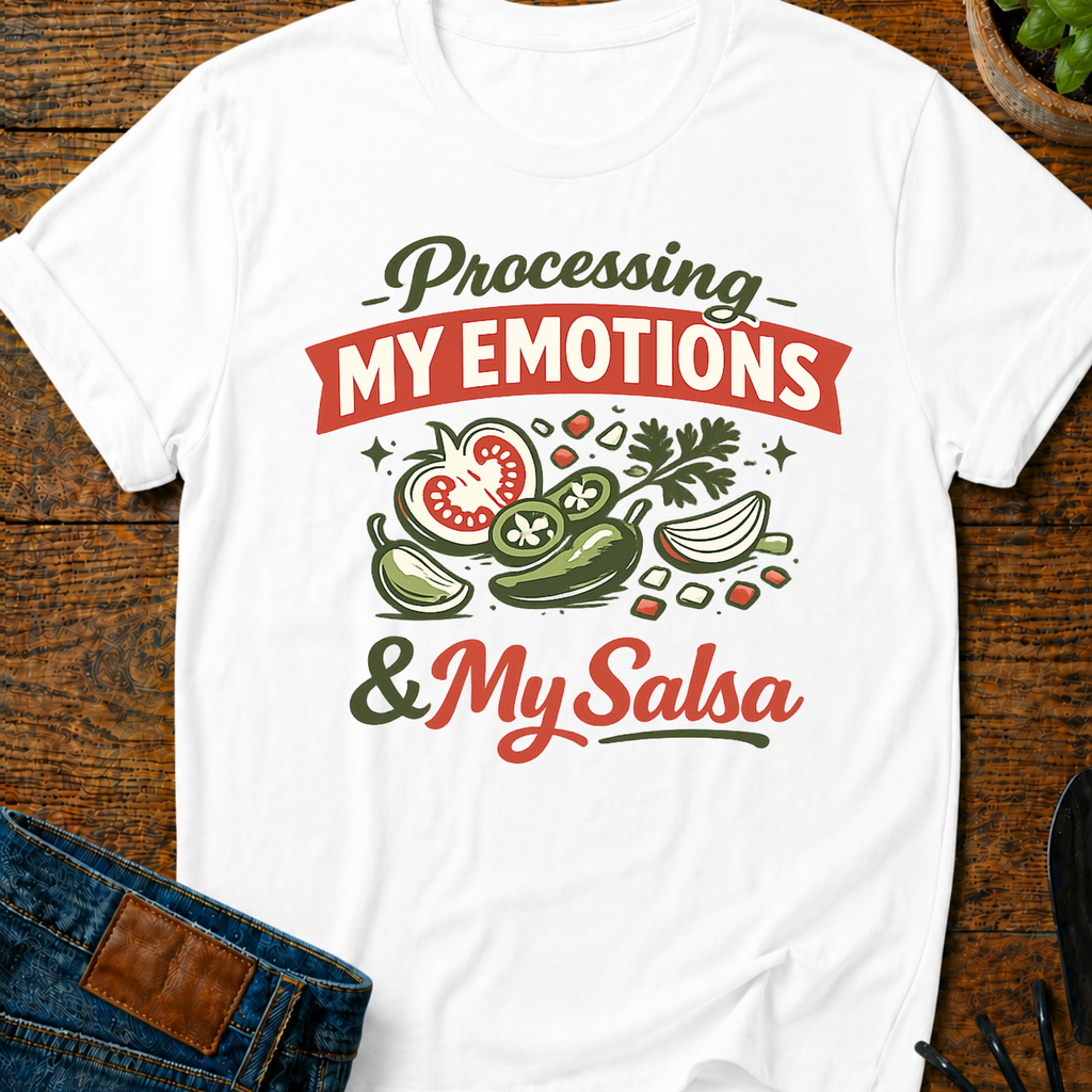 Processing My Emotions and My Salsa T-Shirt