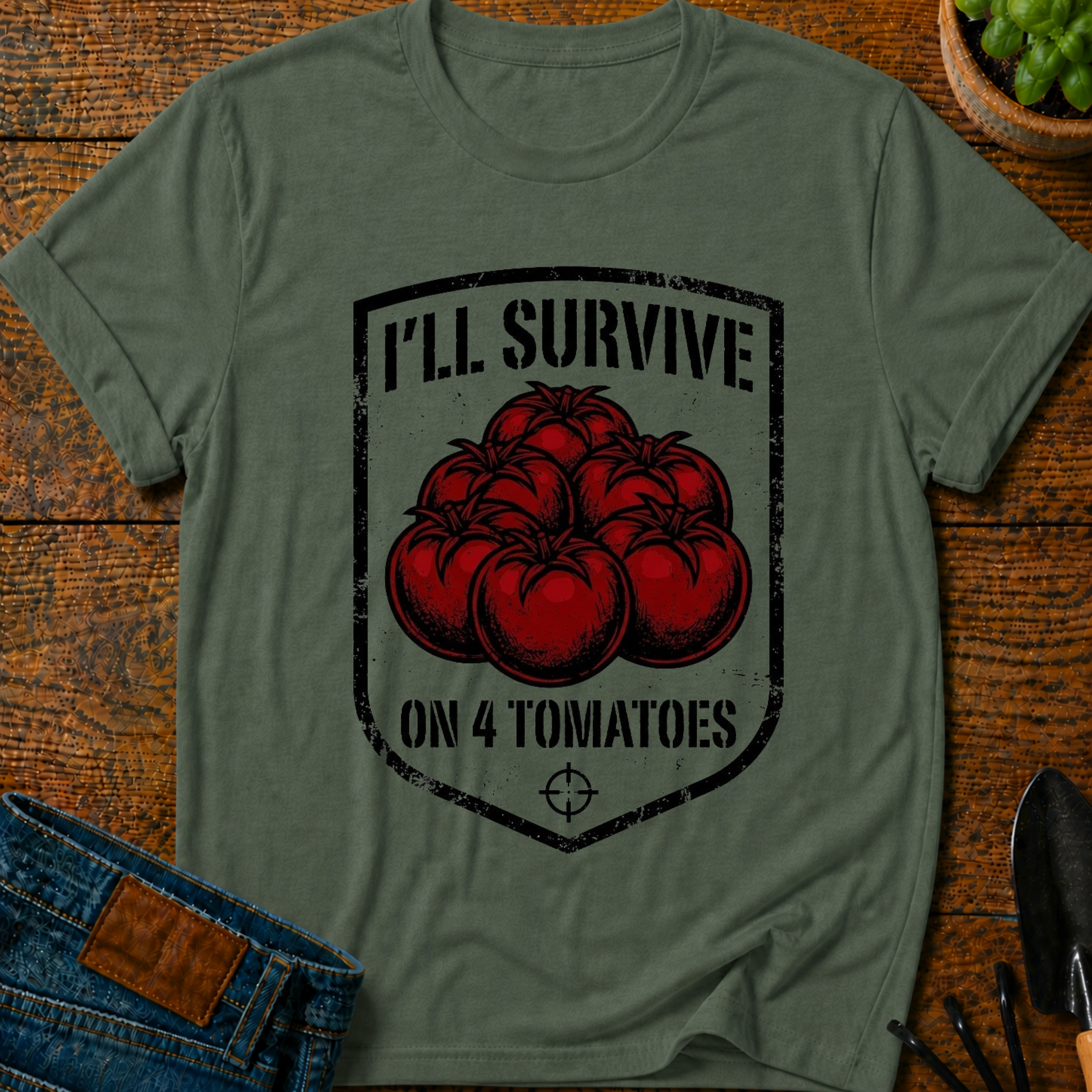 I’ll Survive on 4 Tomatoes T-Shirt