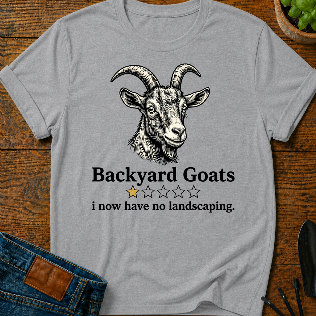Backyard Goats One Star Review T-Shirt