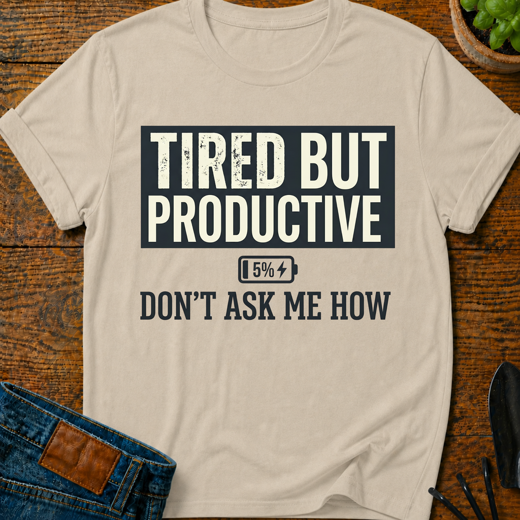 Tired But Productive T-Shirt