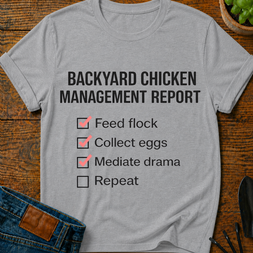 Backyard Chicken Management Report T-Shirt