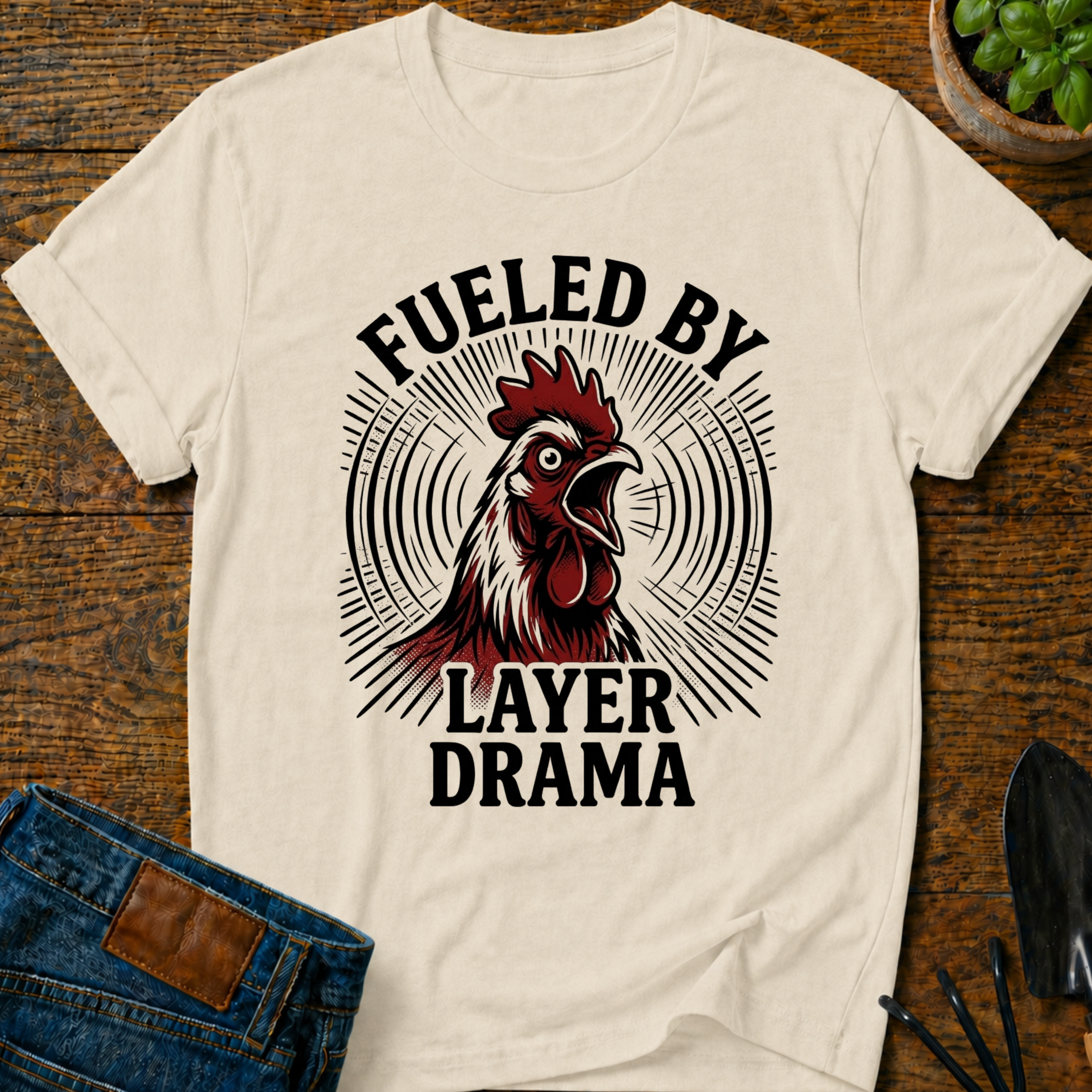 Fueled By Layer Drama T-Shirt