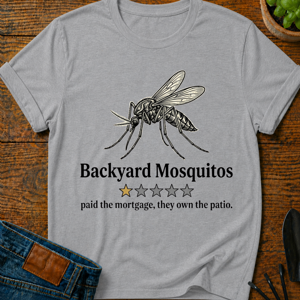 Backyard Mosquitos One Star Review T-Shirt