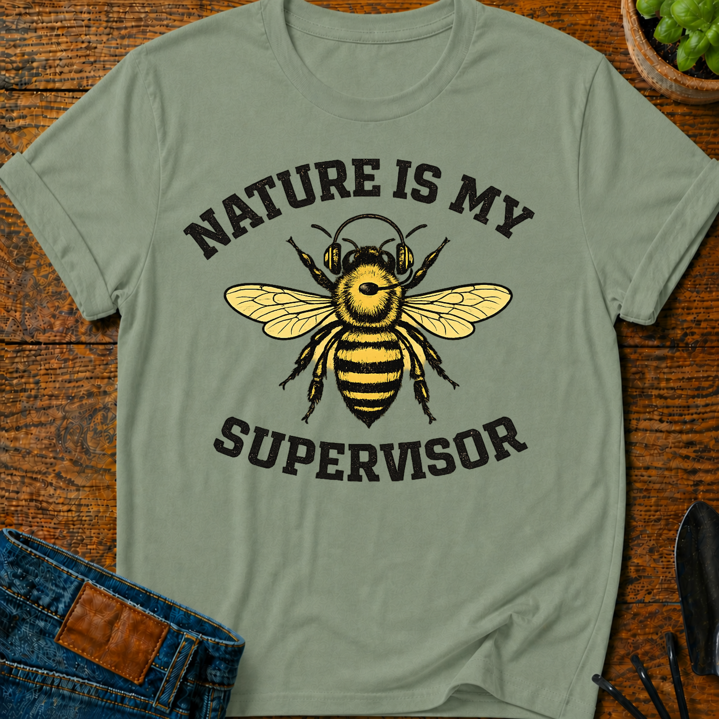 Nature Is My Supervisor T-Shirt