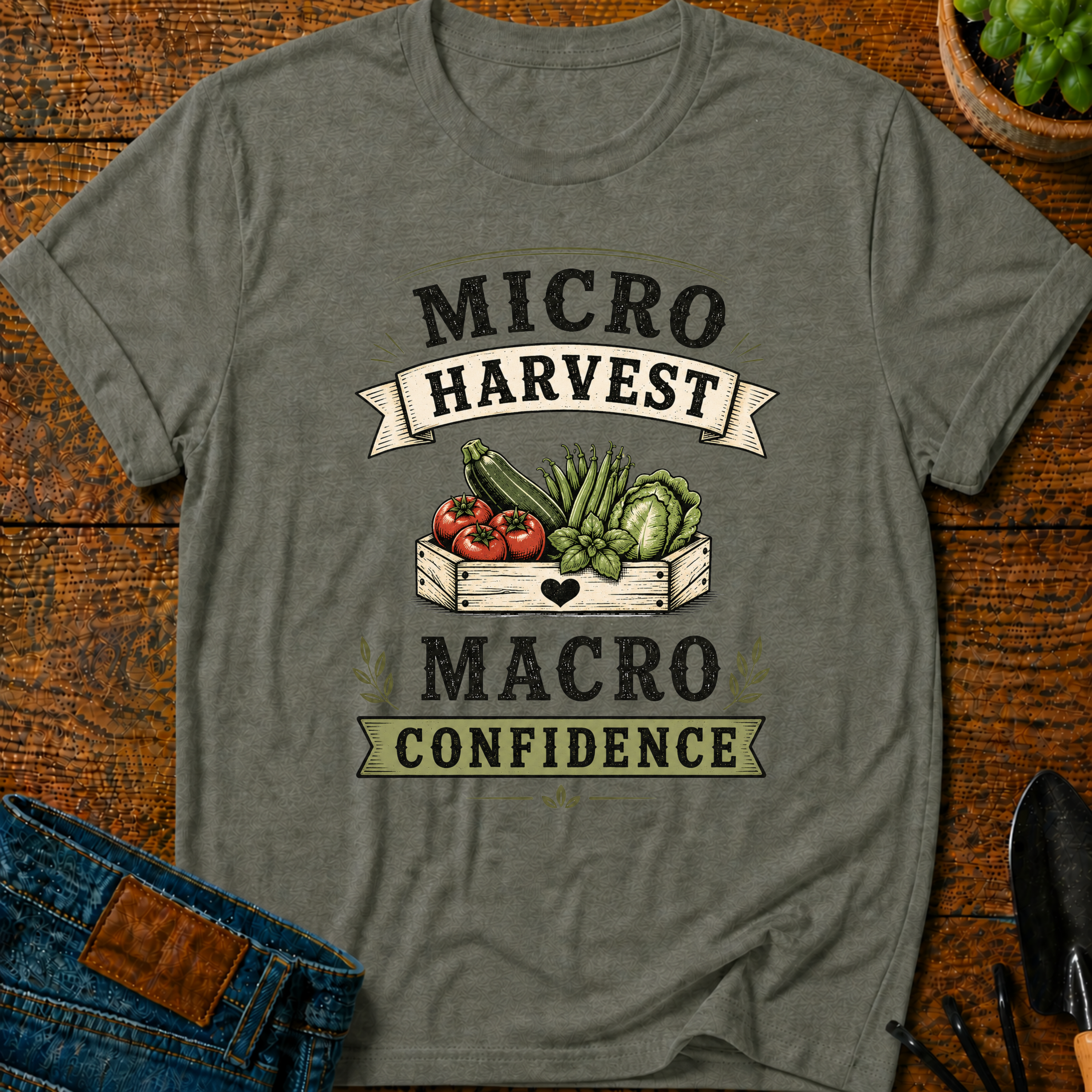 Micro Harvest Macro Confidence T-Shirt