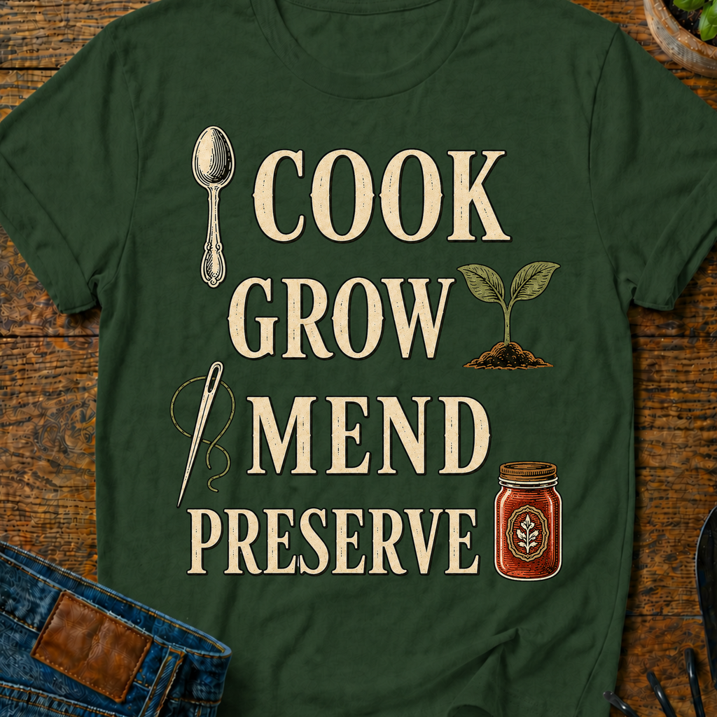 Cook Grow Mend Preserve T-Shirt