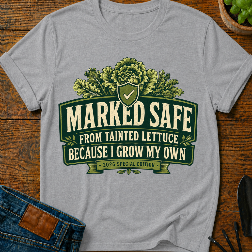 Marked Safe From Tainted Lettuce 2026 T-Shirt