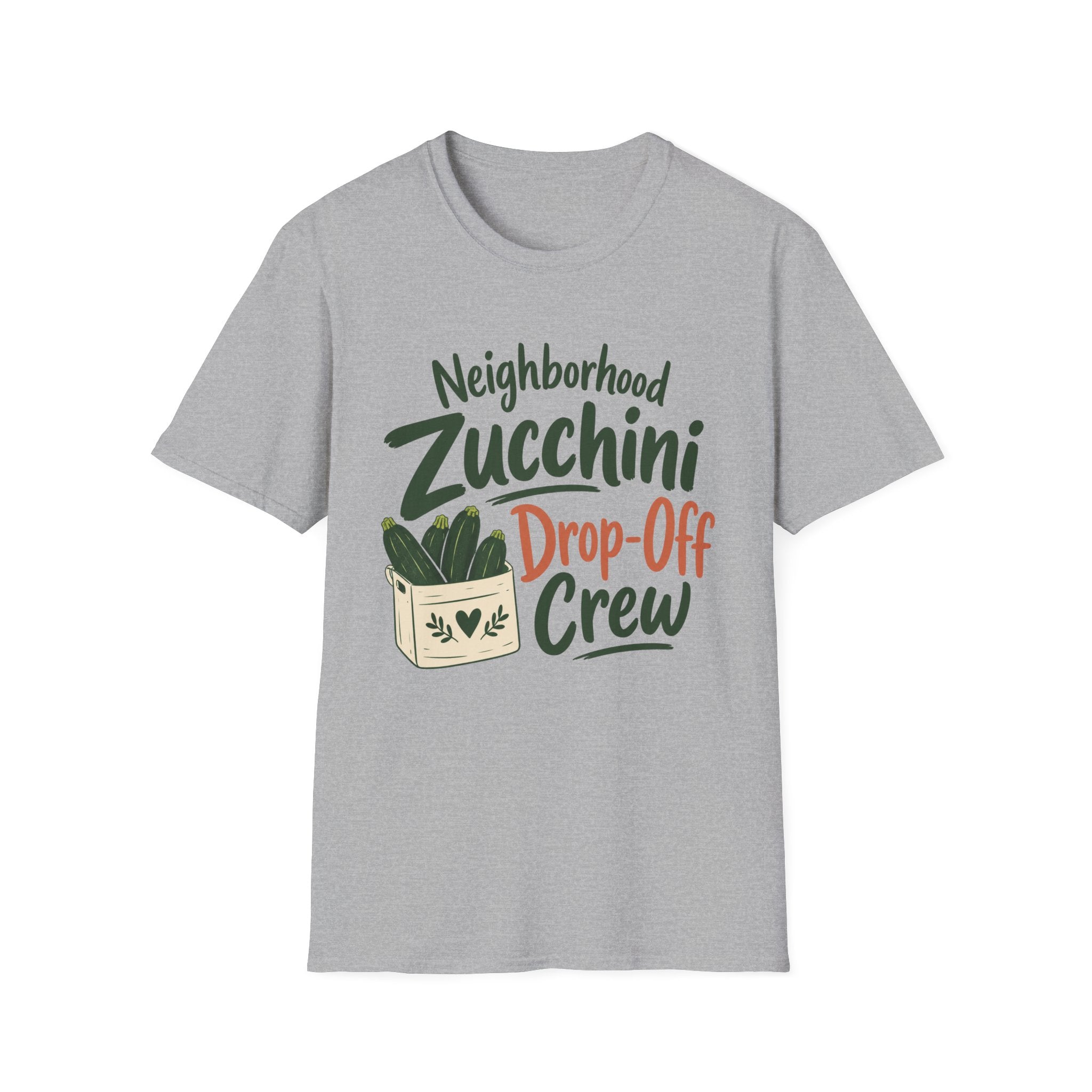 Neighborhood Zucchini Drop-Off Crew T-Shirt