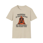 Warning Attack Chicken T-Shirt