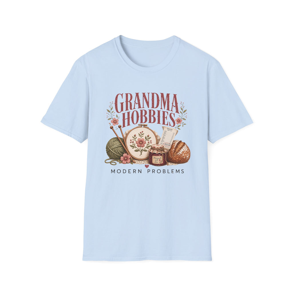 Grandma Hobbies Modern Problems T-Shirt