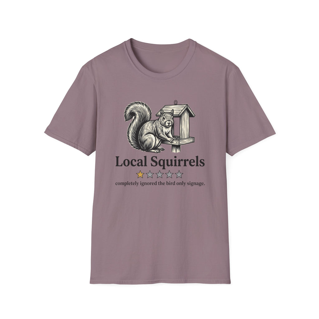 Local Squirrels One Star Review T-Shirt