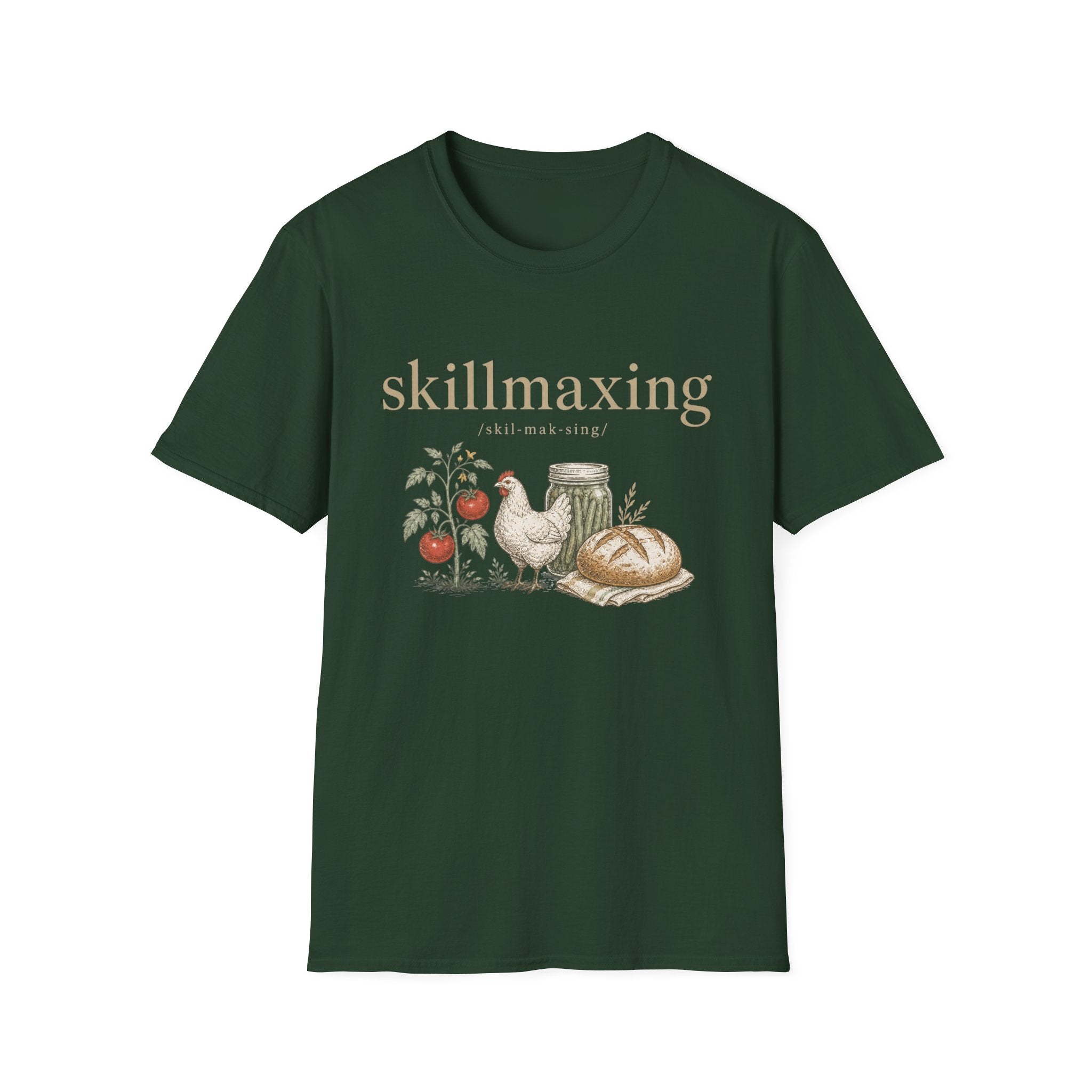 Skillmaxing Urban Homesteading T-Shirt