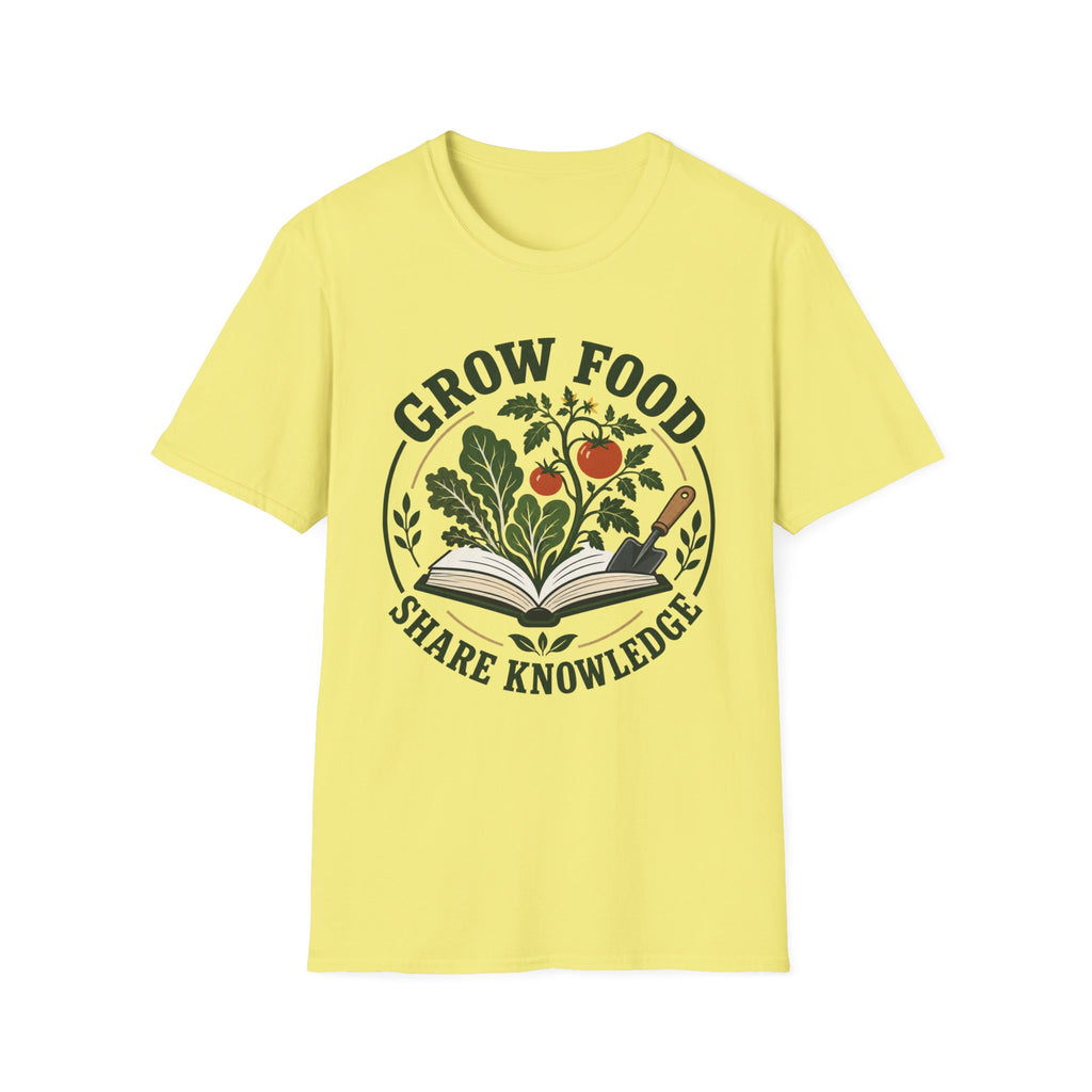 Grow Food Share Knowledge T-Shirt