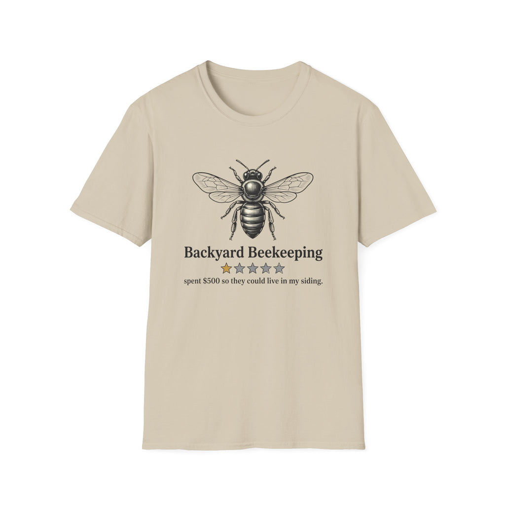 Backyard Beekeeping One Star Review T-Shirt