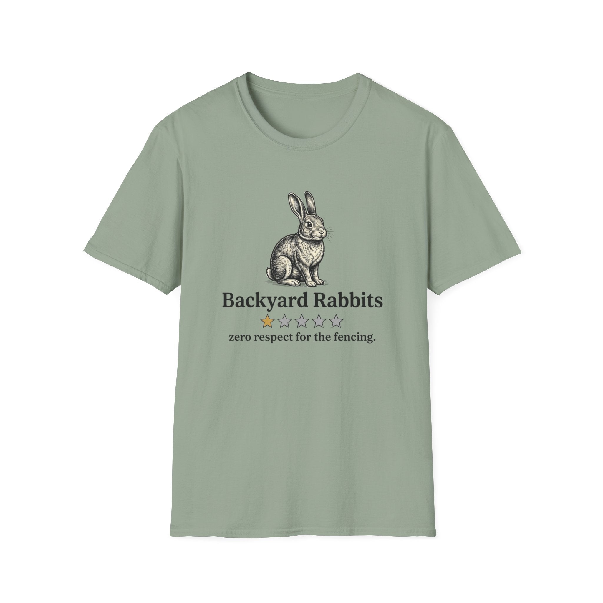 Backyard Rabbits One Star Review T-Shirt