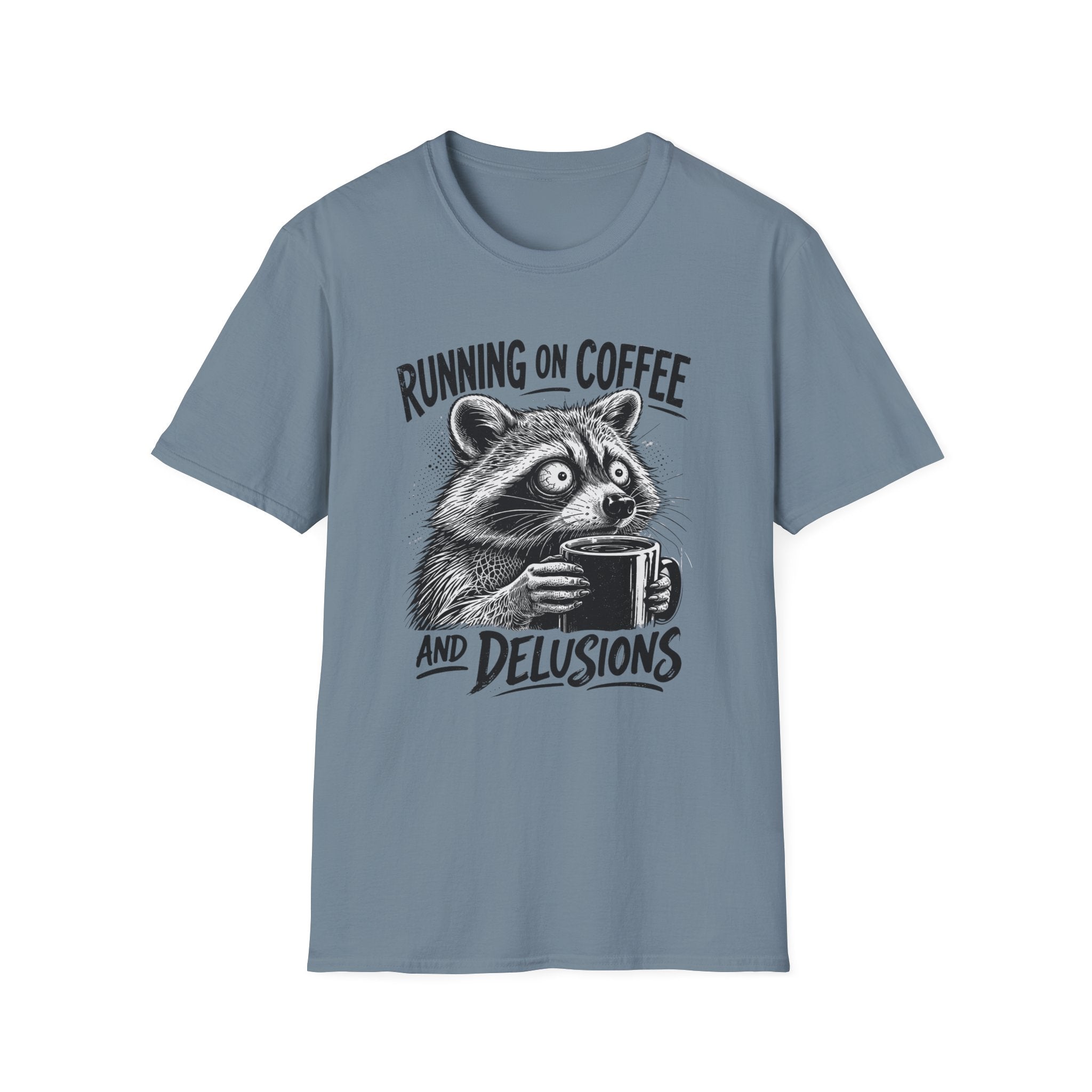 Running on Coffee and Delusions T-Shirt