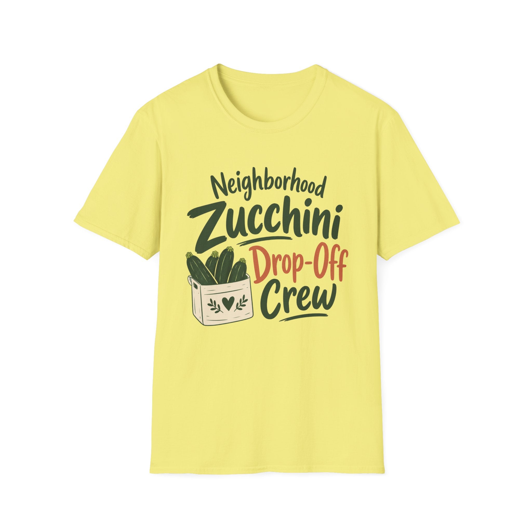 Neighborhood Zucchini Drop-Off Crew T-Shirt