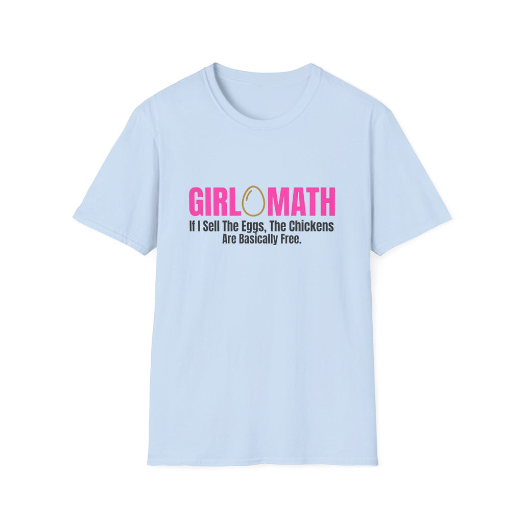 Girl Math Chicken Math T-Shirt