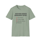 Backyard Chicken Management Report T-Shirt