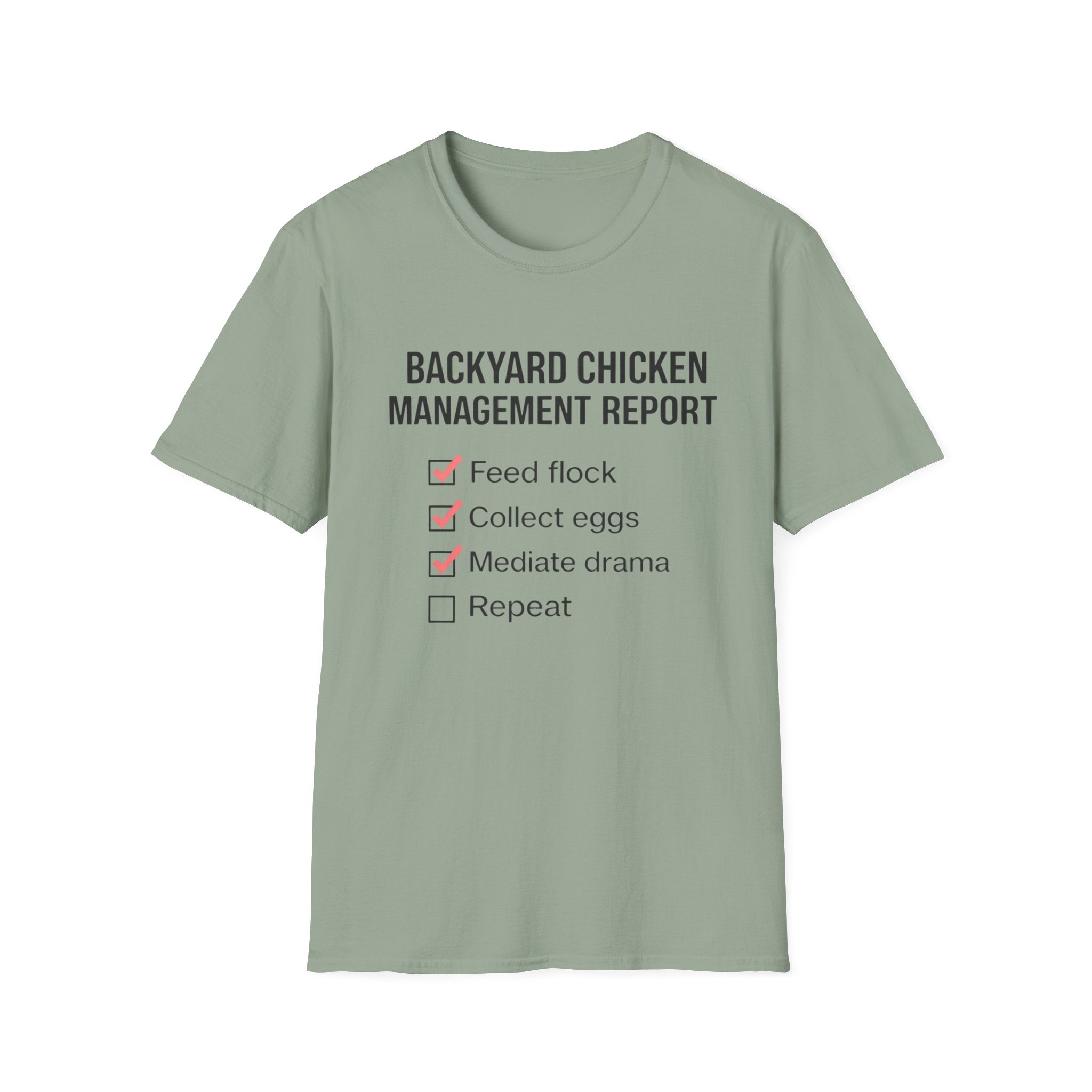 Backyard Chicken Management Report T-Shirt