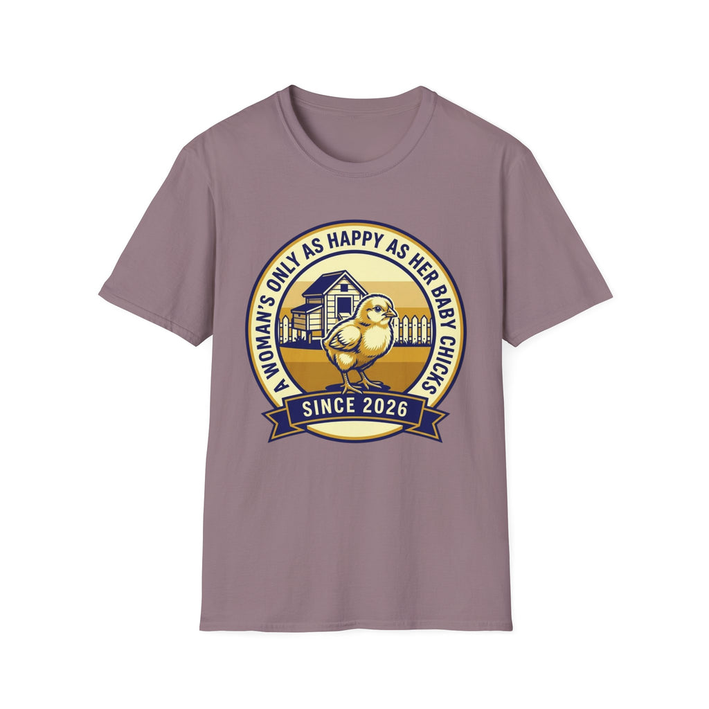A Woman’s Only As Happy As Her Baby Chicks T-Shirt