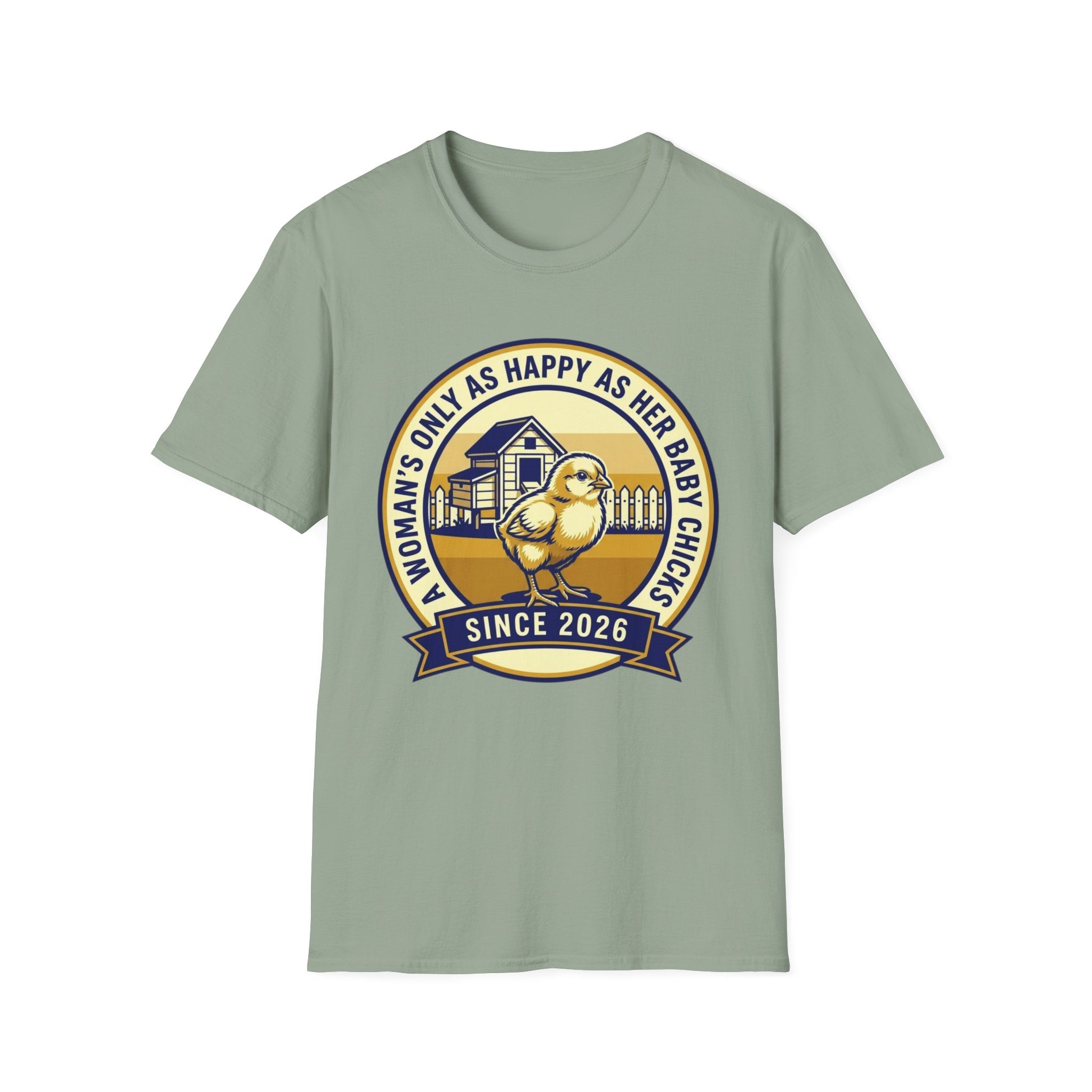 A Woman’s Only As Happy As Her Baby Chicks T-Shirt