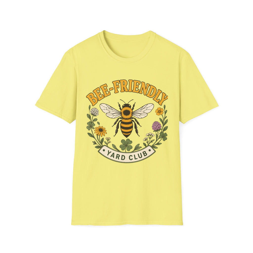Bee-Friendly Yard Club T-Shirt