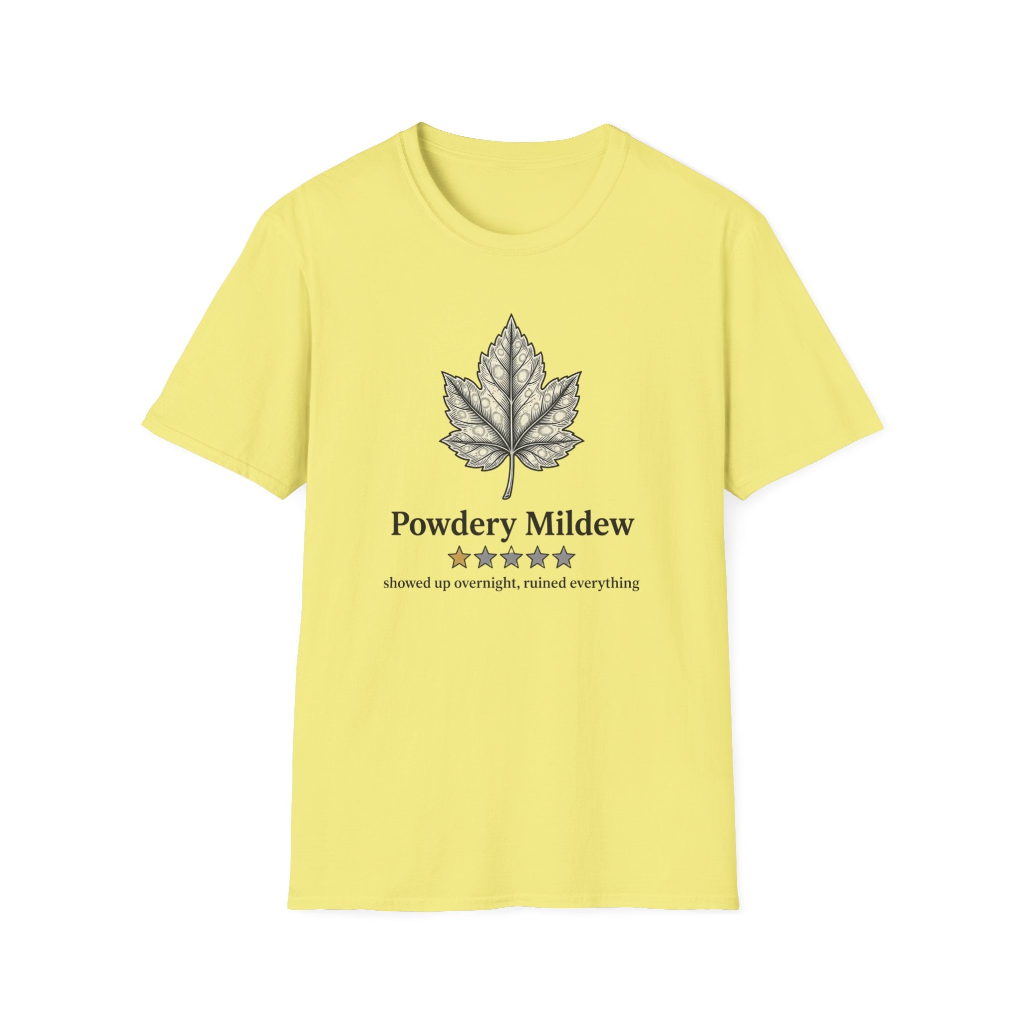 Powdery Mildew One Star Review T-Shirt