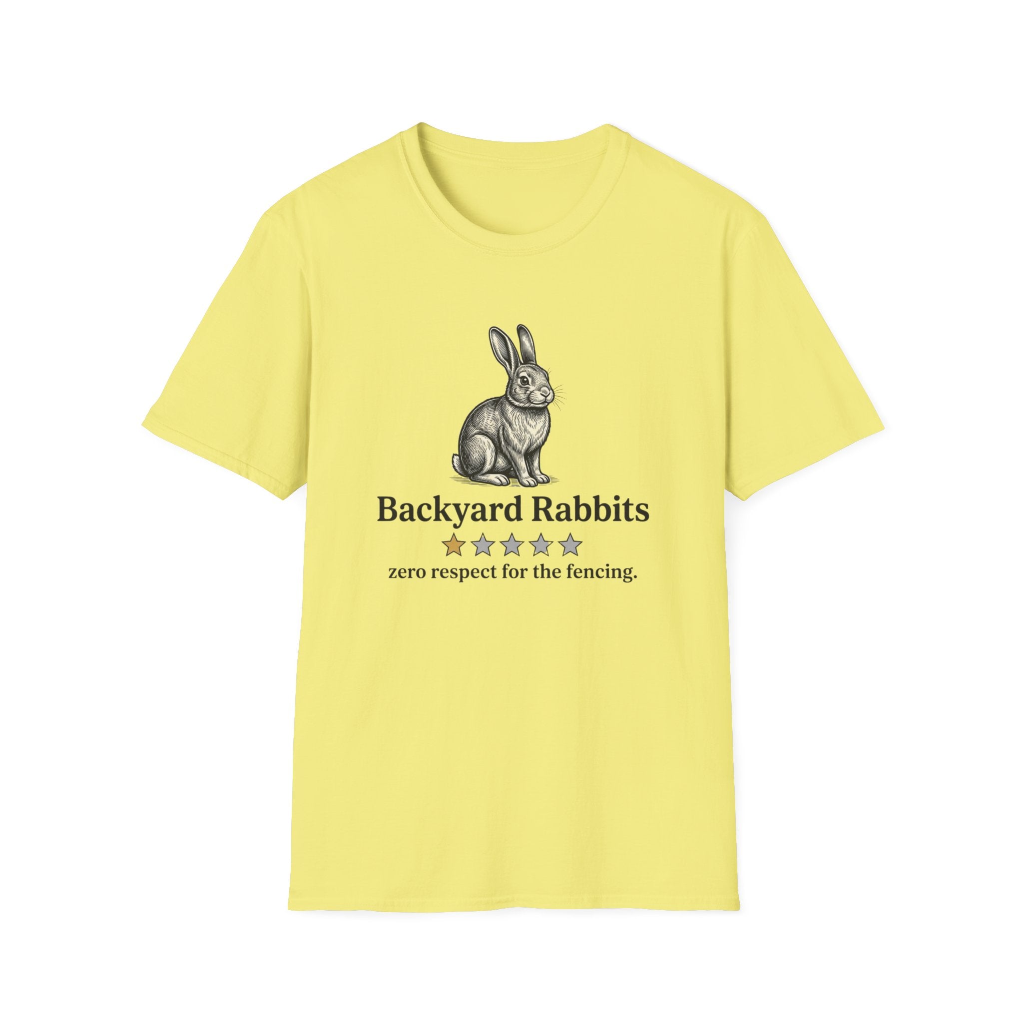 Backyard Rabbits One Star Review T-Shirt
